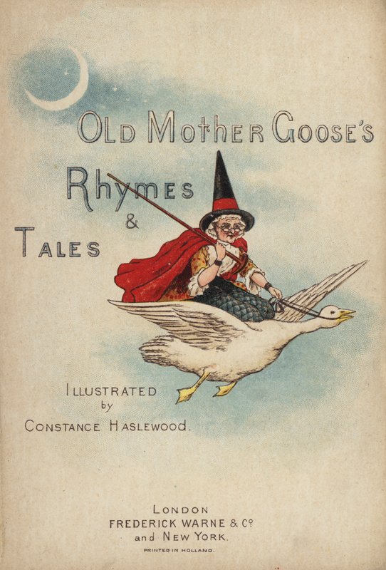 Otsikkosivun kuvitus Old Mother Goose
