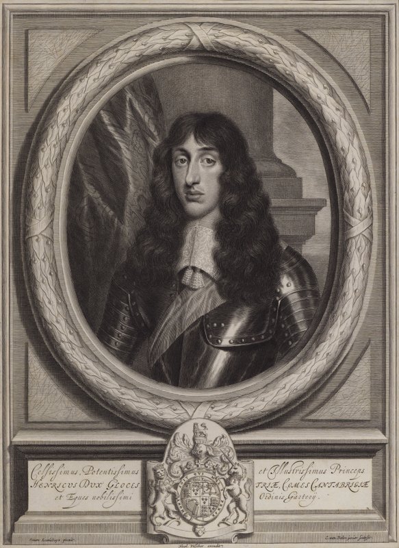 Henry Stuart, Gloucesterin herttua, kuningas Kaarle I:n nuorin poika (kaiverrus) tekijältä Cornelis II Van Dalen