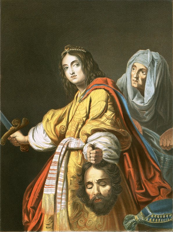 Judith Holofernesin pään kanssa tekijältä Cristofano (after) Allori