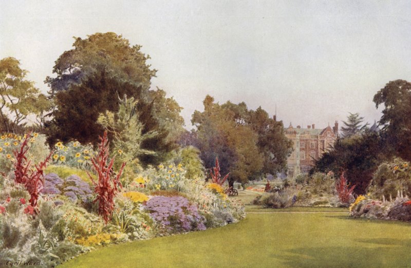 Glade off the Lawn, Sandringham (väri litho) tekijältä Cyril Ward