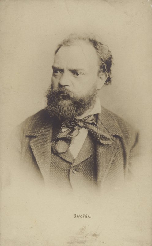 Antonin Dvorak, tšekkiläinen säveltäjä (1841-1904) tekijältä Czech Photographer