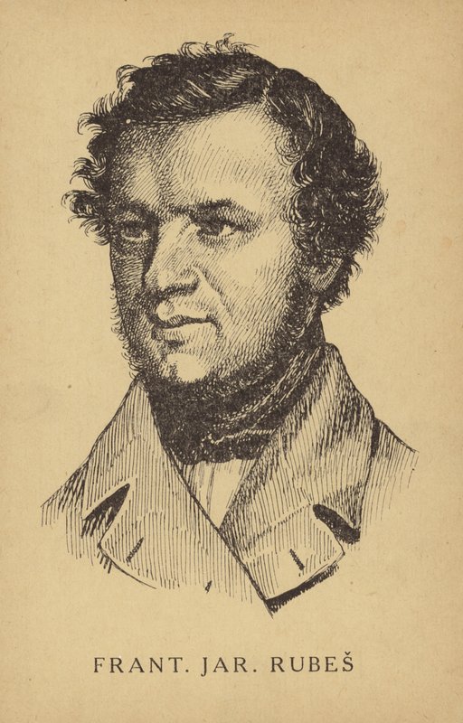 Frantisek Jaromir Rubes (1814-1853), tšekkiläinen lakimies, kirjailija ja näytelmäkirjailija tekijältä Czech School