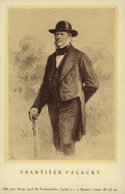 Frantisek Palacky (1798-1876), tšekkiläinen historioitsija ja poliitikko tekijältä Czech School