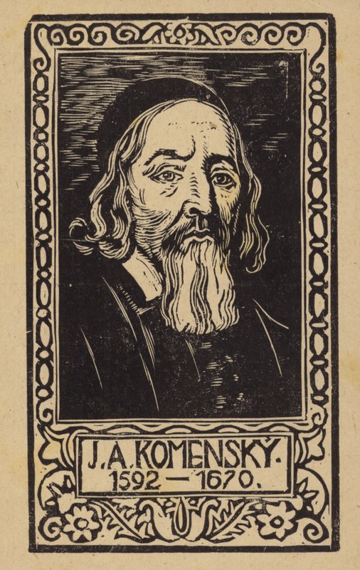 John Amos Comenius (1592-1670), tšekkiläinen opettaja, kasvattaja ja kirjailija tekijältä Czech School