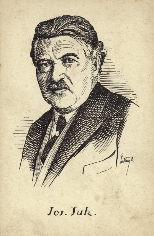 Josef Sukin muotokuva tekijältä Czech School