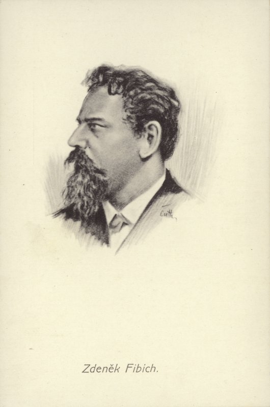 Zdenek Fibich, tšekkiläinen säveltäjä (1850-1900) tekijältä Czech School