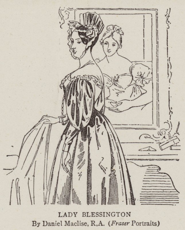 Lady Blessington tekijältä Daniel Maclise