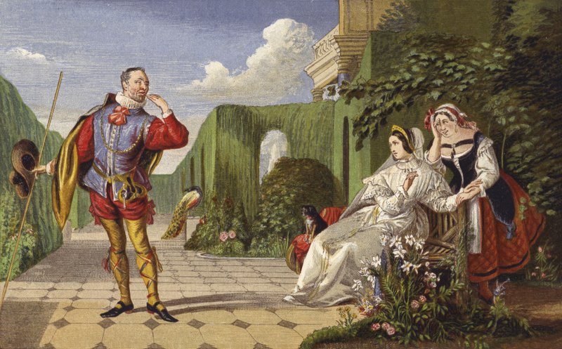 Malvolio ja kreivitär tekijältä Daniel Maclise