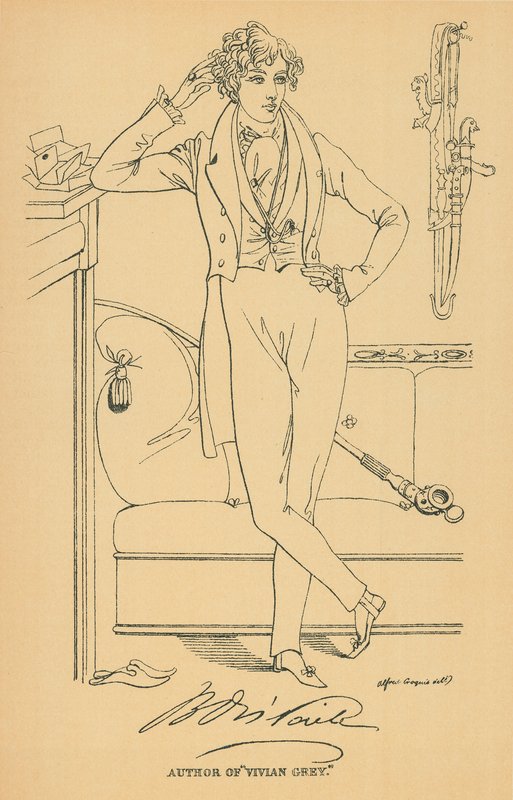 Benjamin Disraeli tekijältä Daniel Maclise