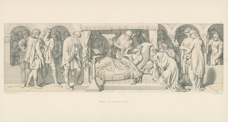 Edward tunnustajan kuolema tekijältä Daniel Maclise