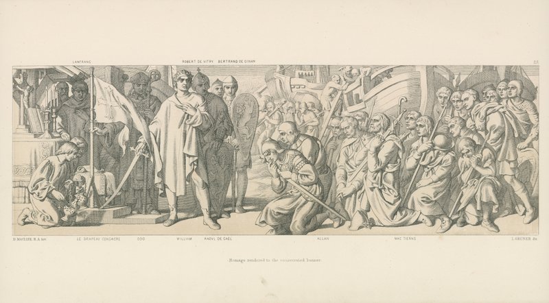Kunnioitus pyhitetylle lipulle tekijältä Daniel Maclise