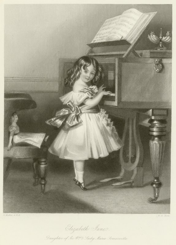 Lady Elizabeth Jane Somerville tekijältä Daniel Maclise