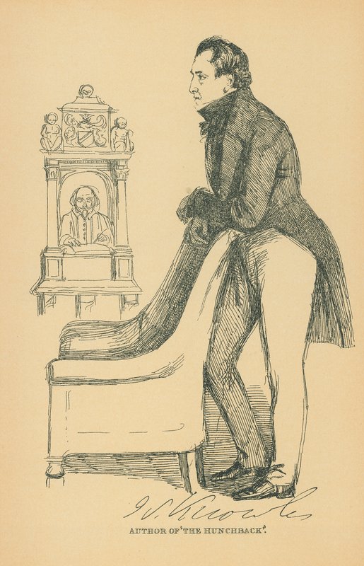 Sheridan Knowles tekijältä Daniel Maclise