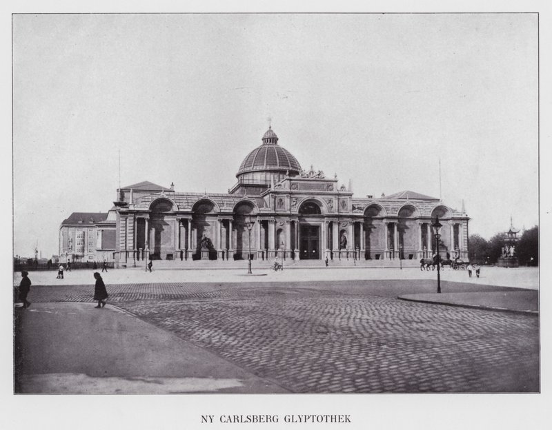 Kjøbenhavn / Kööpenhamina: Uusi Carlsberg Glyptotek (b/w kuva) tekijältä Danish Photographer