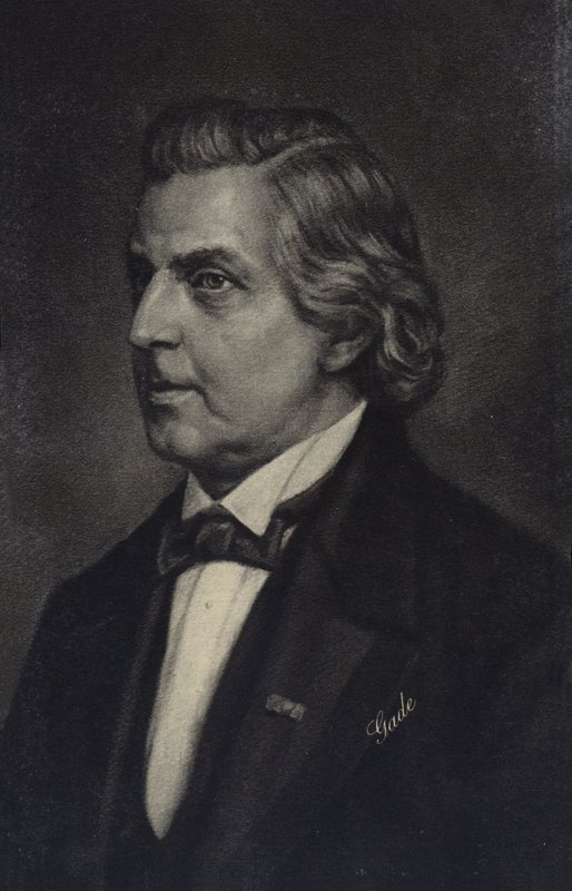Niels Wilhelm Gade, tanskalainen säveltäjä, kapellimestari, viulisti, urkuri ja opettaja (1817-1890) tekijältä Danish School