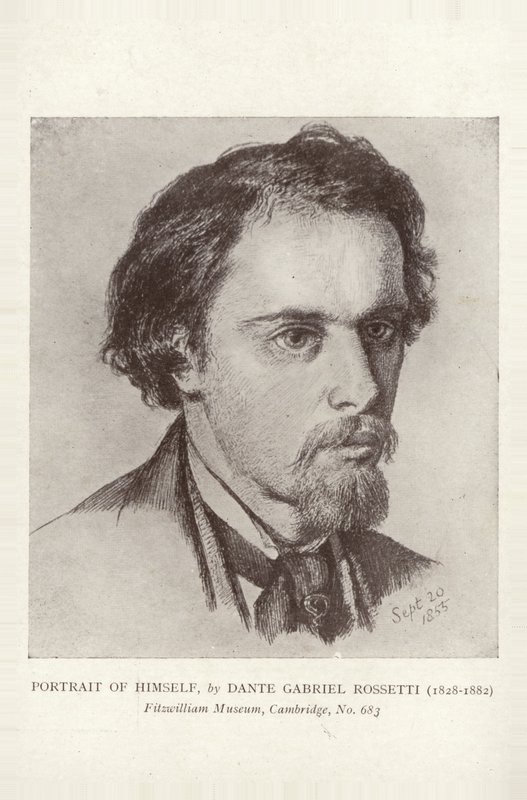 Dante Gabriel Rossetti, englantilainen taidemaalari, kuvittaja ja runoilija tekijältä Dante Gabriel Charles Rossetti