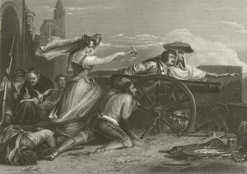Saragossan puolustus, Espanja, 1808 tekijältä David Wilkie