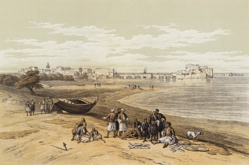 Sidon (väri litho) tekijältä David (after) Roberts