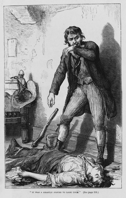 Charles Dickensin kuvitus Oliver Twistille (kaiverrus) tekijältä David Henry Friston