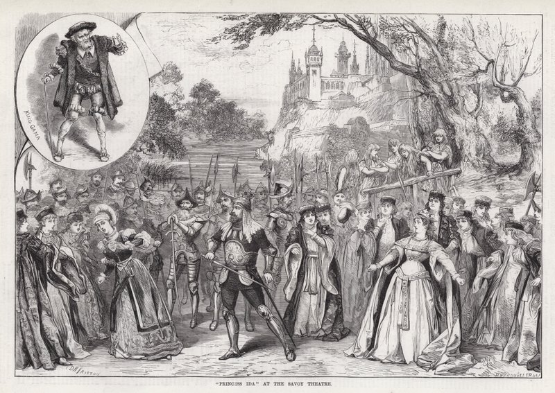 "Prinsessa Ida" Savoy-teatterissa (kaiverrus) tekijältä David Henry Friston