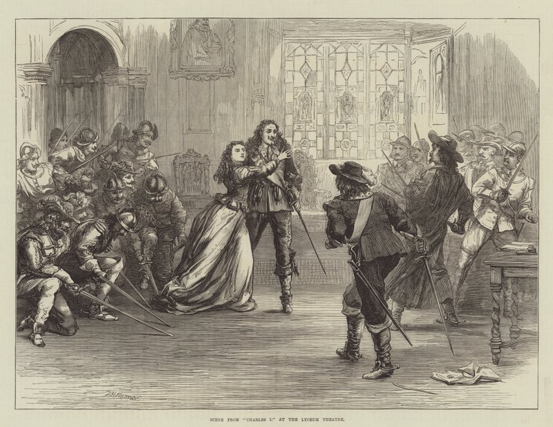 Kohtaus Charles I:stä Lyceum-teatterissa tekijältä David Henry Friston