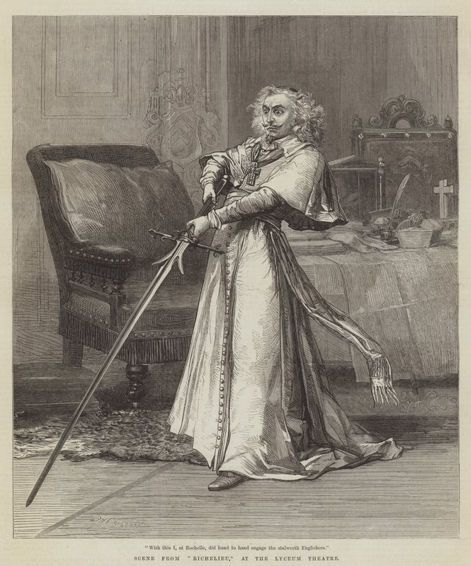 Kohtaus Richelieusta, Lyceum-teatterissa tekijältä David Henry Friston
