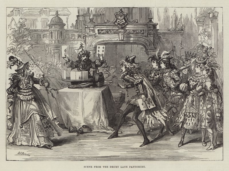 Kohtaus Drury Lane Pantomiimista tekijältä David Henry Friston