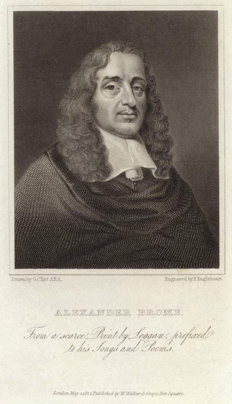Alexander Brome - englantilainen runoilija (1620 1666) tekijältä David Loggan