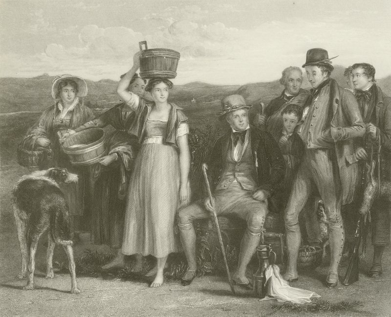 Sir Walter Scott ja hänen perheensä tekijältä David Wilkie