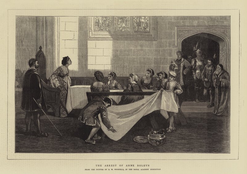 Anne Boleynin pidätys tekijältä David Wilkie