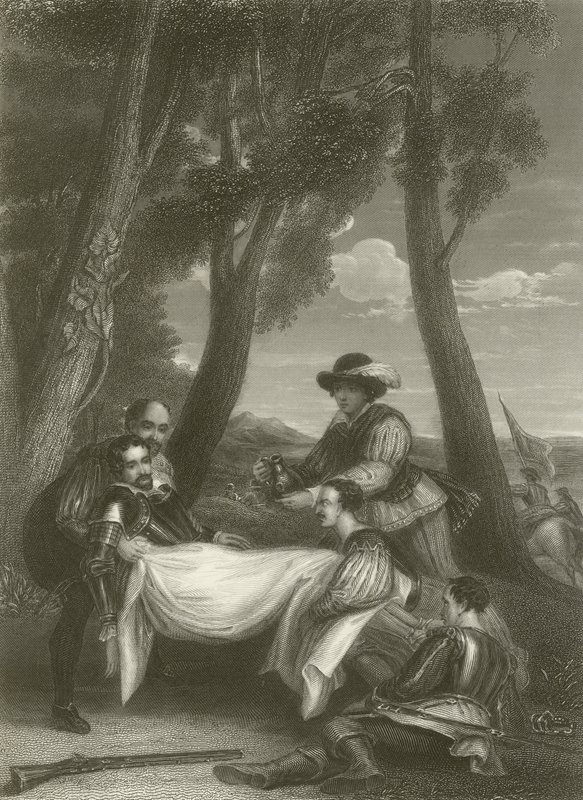 Sir Philip Sidneyn kuolema tekijältä David Wilkie