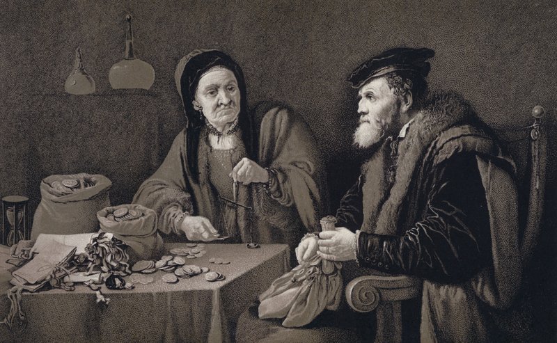 Misers tekijältä David Teniers the Younger