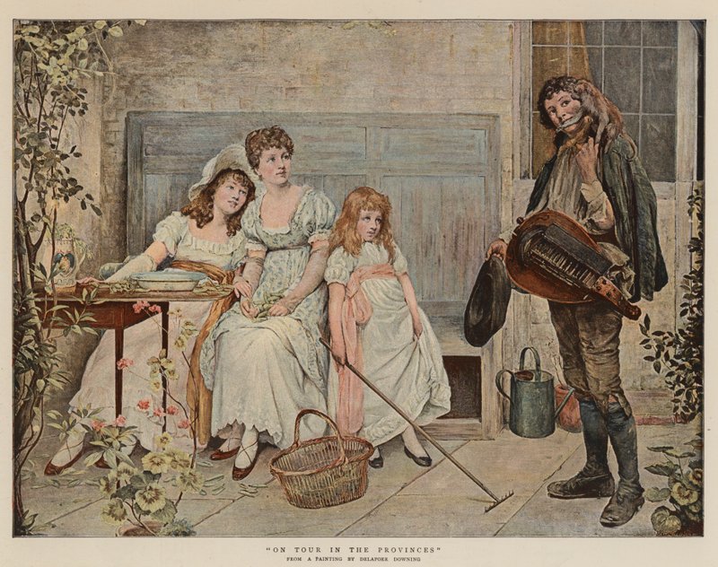 Kiertueella maakunnissa (chromolitho) tekijältä Delapoer Downing