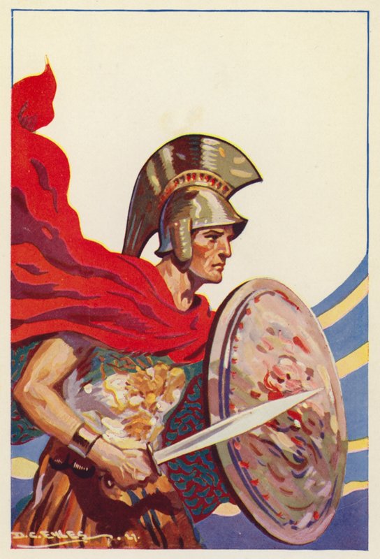 Odysseus (värilitografia) tekijältä Derek Charles Eyles
