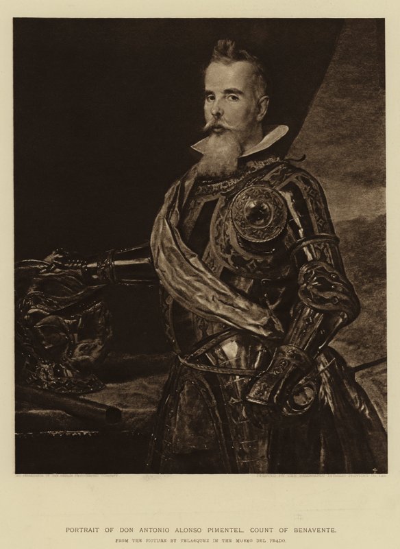 Benaventen kreivin Don Antonio Alonso Pimentelin muotokuva tekijältä Diego Velázquez