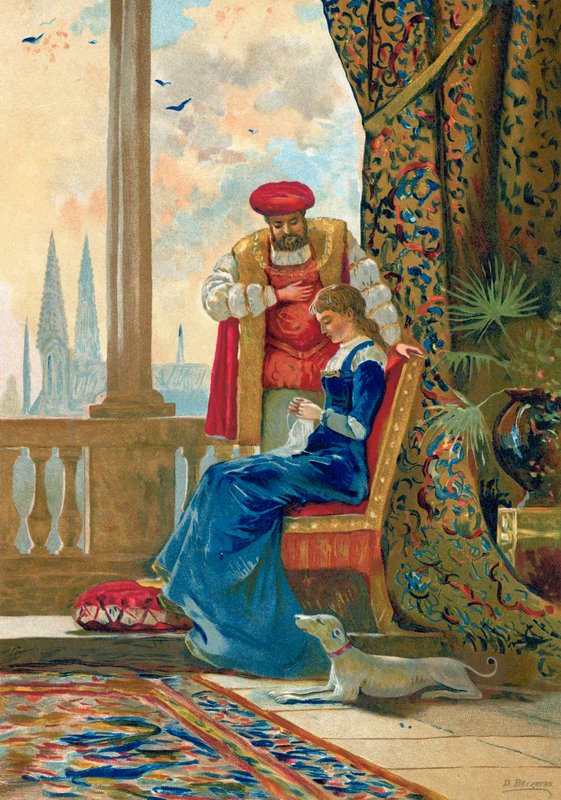 Kuningas Henrik VIII ja Anne Boleyn tekijältä Dionisio Baixeras Verdaguer