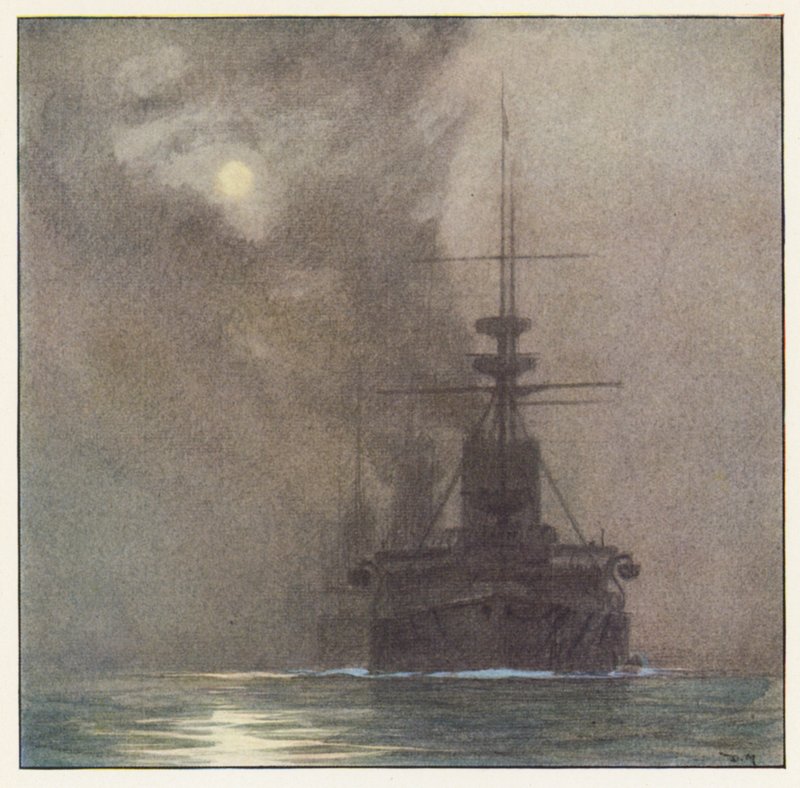 Rudyard Kipling: Kipling: The Wet Litany (värilitografia). tekijältä Donald (after) Maxwell