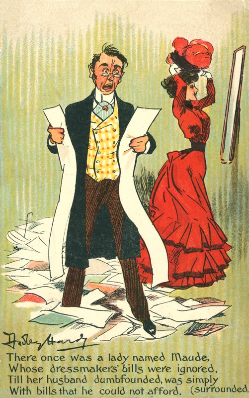 Maude (väri litho) tekijältä Dudley Hardy