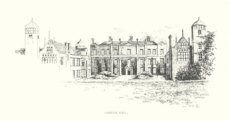Cobham Hall (litografia) tekijältä Duncan Moul