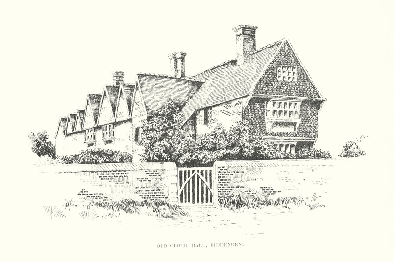 Old Cloth Hall, Biddenden (litografia) tekijältä Duncan Moul