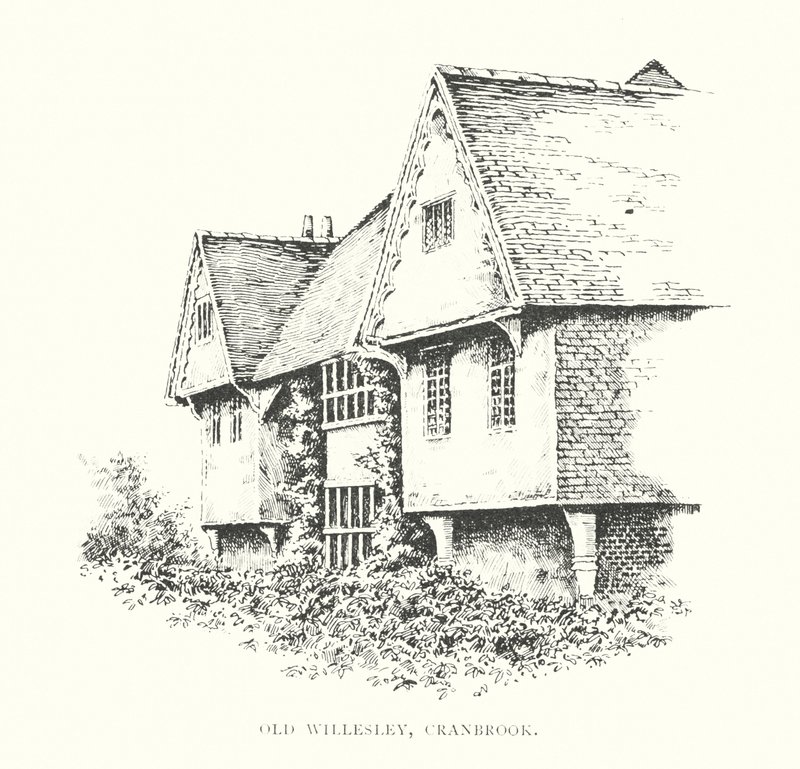 Old Willesley, Cranbrook (litografia) tekijältä Duncan Moul