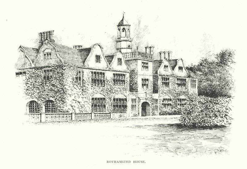 Rothamsted House (litografia) tekijältä Duncan Moul