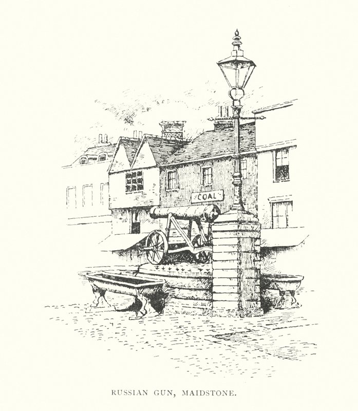 Russian Gun, Maidstone (litografia) tekijältä Duncan Moul
