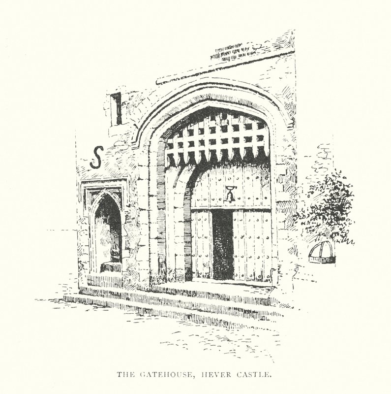The Gatehouse, Heverin linna (litografia) tekijältä Duncan Moul