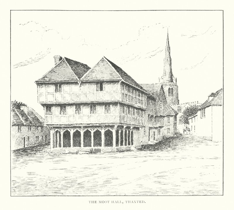 Moot Hall, Thaxted (litografia) tekijältä Duncan Moul