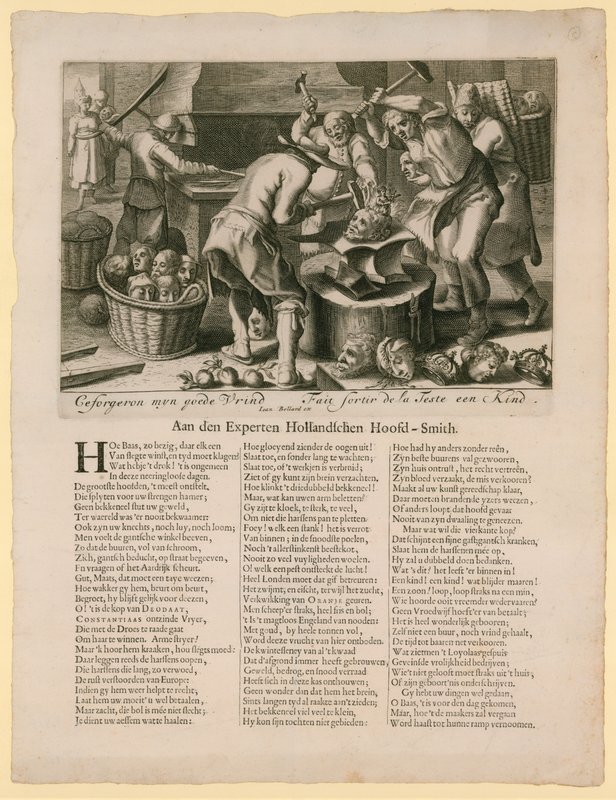 Ceforgeron myn goede vrind. Karikatyyri Englannin valtaistuimen perimisestä, 1688-89 tekijältä Dutch School