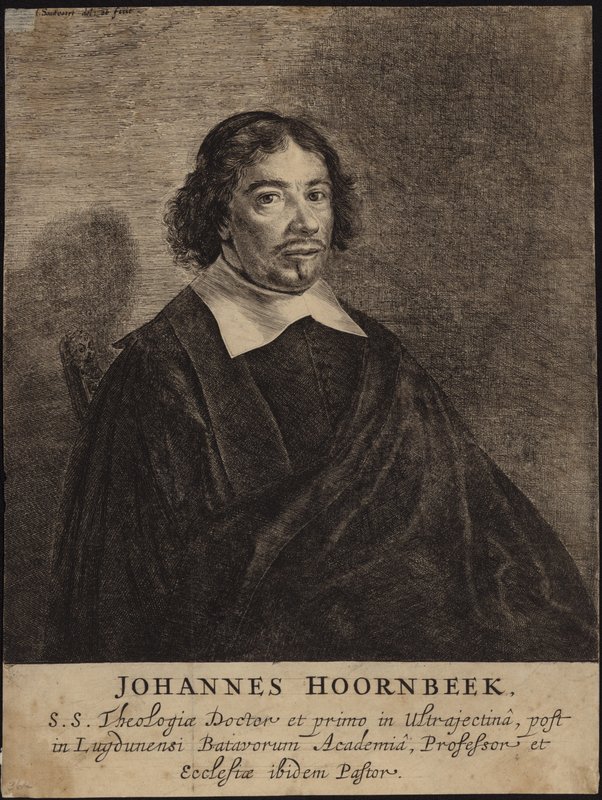 Johannes Hoornbeekin muotokuva tekijältä Dutch School