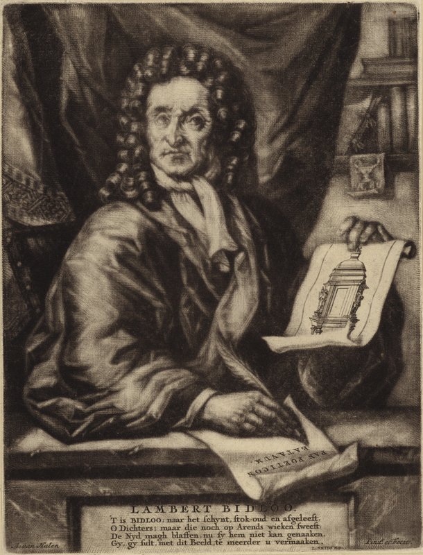 Lambert Bidloo muotokuva tekijältä Dutch School