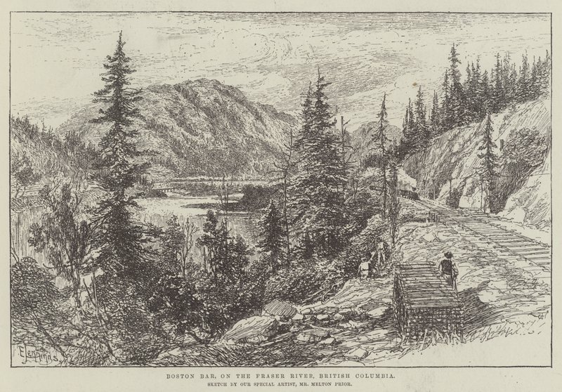 Boston Bar, Fraser-joen varrella, British Columbia tekijältä E. Jennings