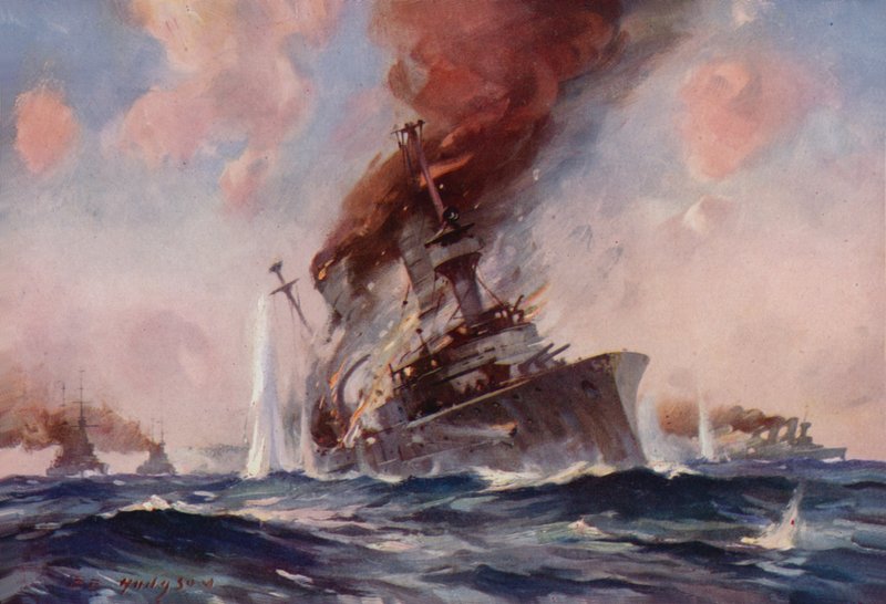 Falklandin taistelu: Scharnhorstin uppoaminen tekijältä E. S. Hodgson